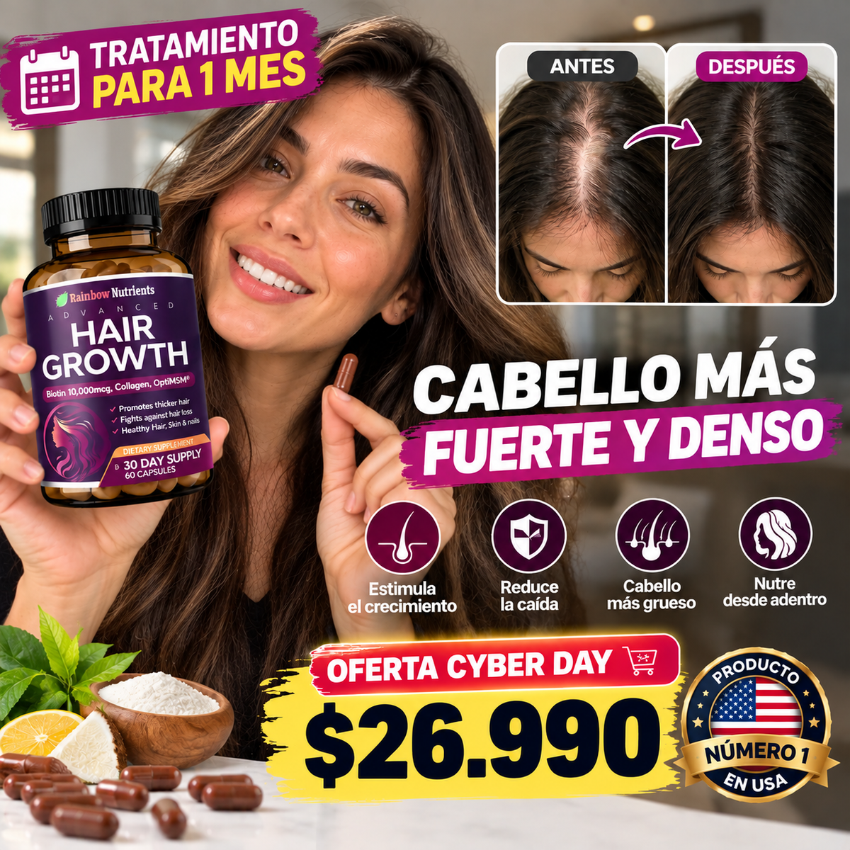 HAIR GROWTH - TRATAMIENTO CAPILAR