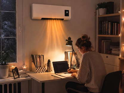Aire Calefactor Con Ventilador De Pared
