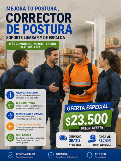 Corrector de postura chaleco