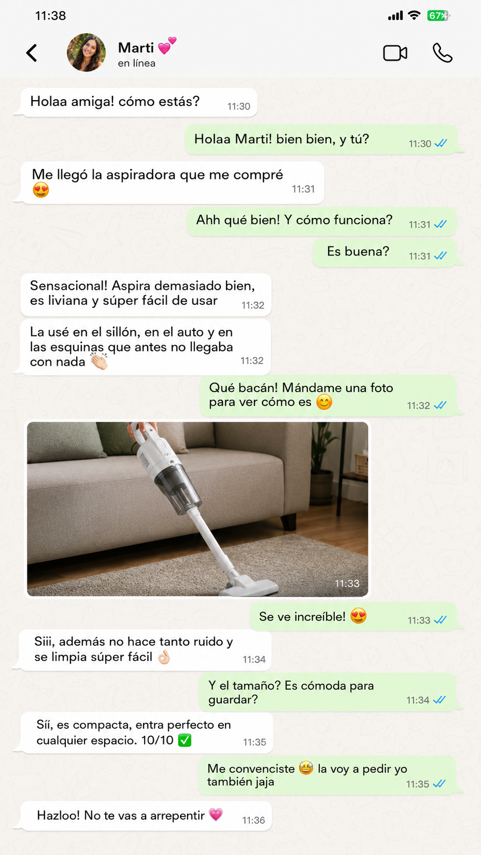 ASPIRADORA 2 EN 1 BLANCA HOME