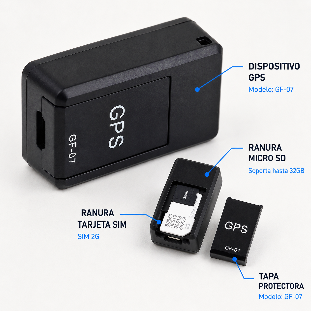 Mini Gps Magnetico Portatil