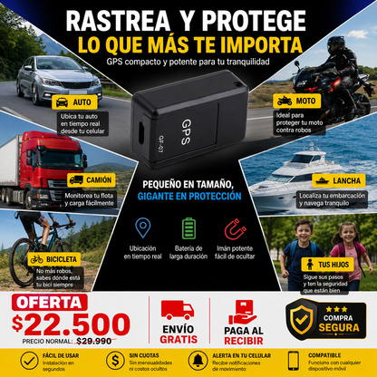 Mini Gps Magnetico Portatil