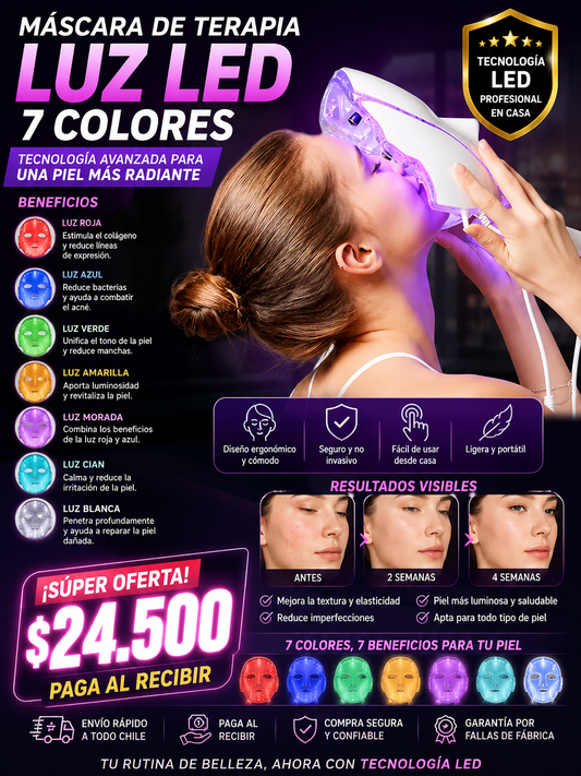 Mascaras De Terapia Led.
