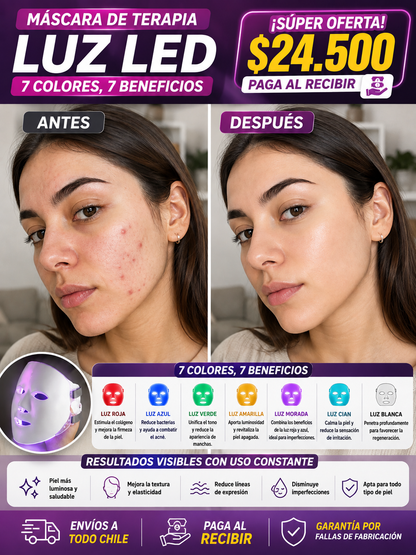 Mascaras De Terapia Led.