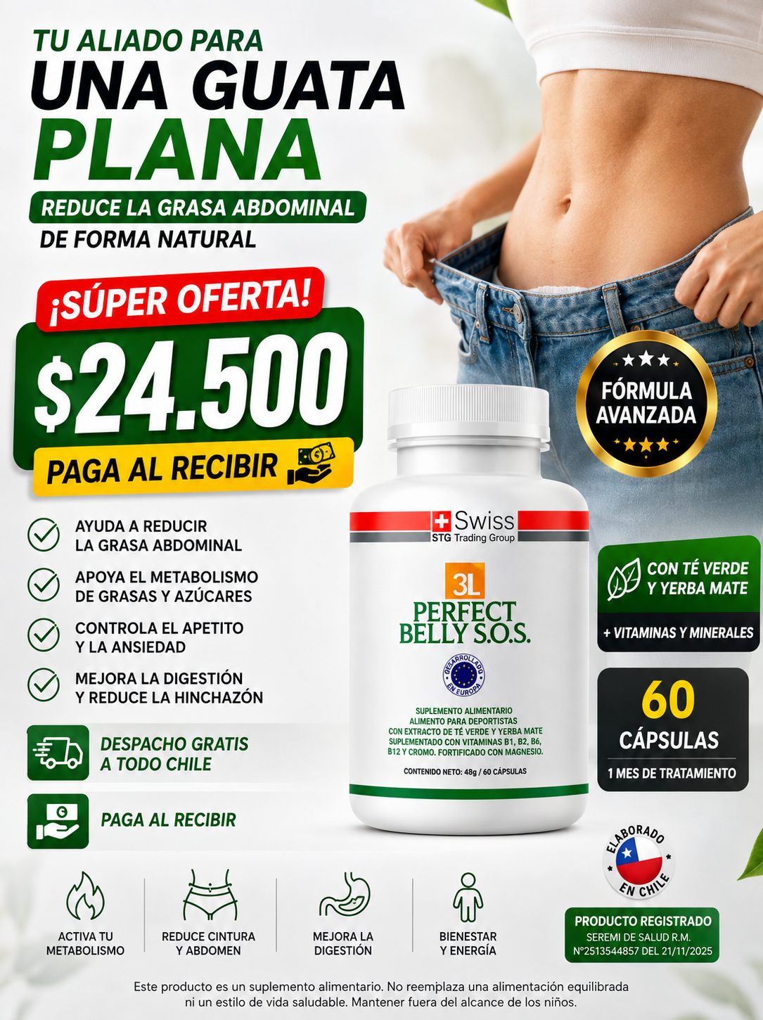 PERFECT BELLY SOS Reduce Grasa Abdominal