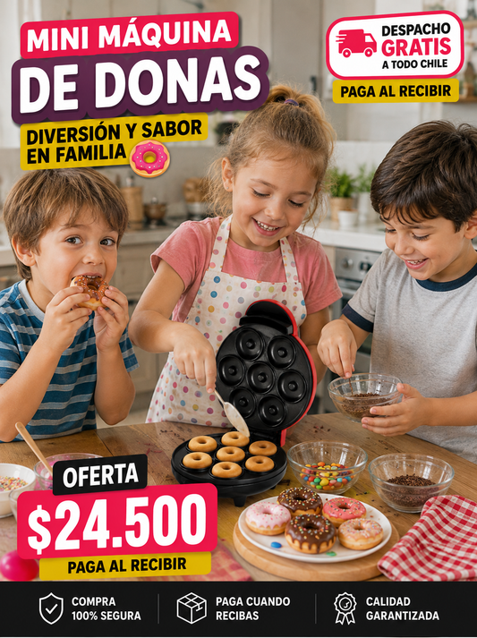 Máquina De Donas Eléctrica Antiadherente